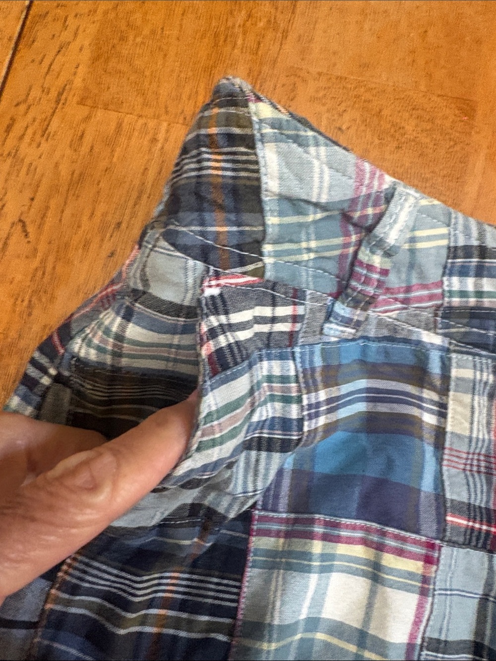 MERONA MADRAS PLAID SKIRT - Picture 2 of 8